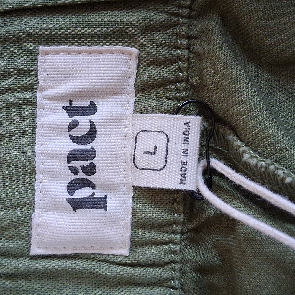Pact NWT Green Daily Twill Organic Cotton Shorts Size Large - Picture 5 of 8